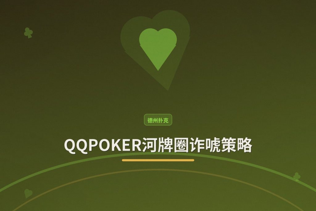 QQPOKER河牌圈诈唬策略：3步提高你的诈唬成功率